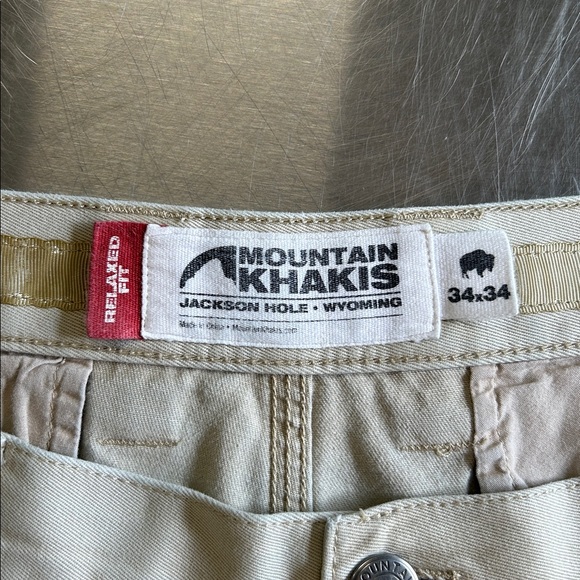 Mountain Khakis Men's Flat Front Chinos. 34 x 34 - Picture 11 of 11